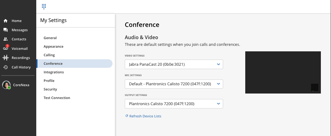 CoreNexa Browser - Conference Settings.png